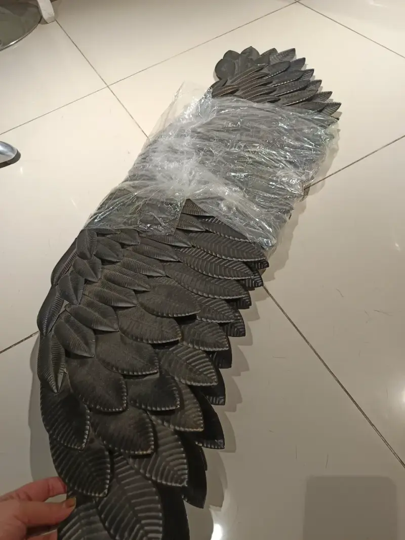 Alas decorativas de zinc para muro - 6