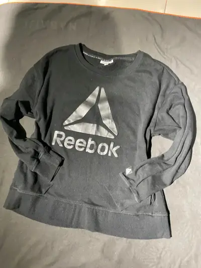 Polerón negro Reebok mujer original - miniatura 1