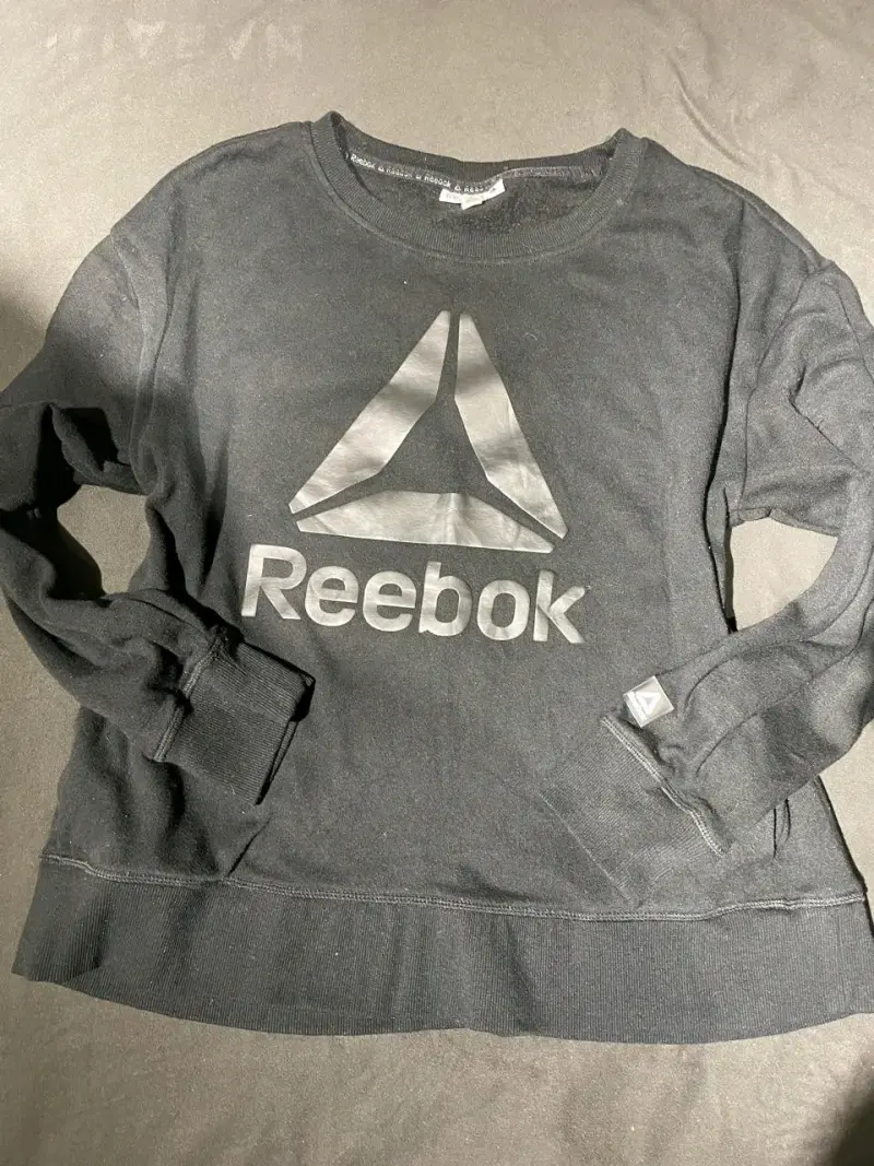 Polerón negro Reebok mujer original - 3