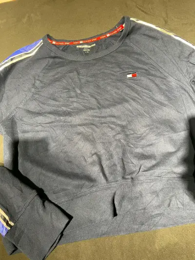 Polerón Tommy Hilfiger Sport azul con franjas - miniatura 5