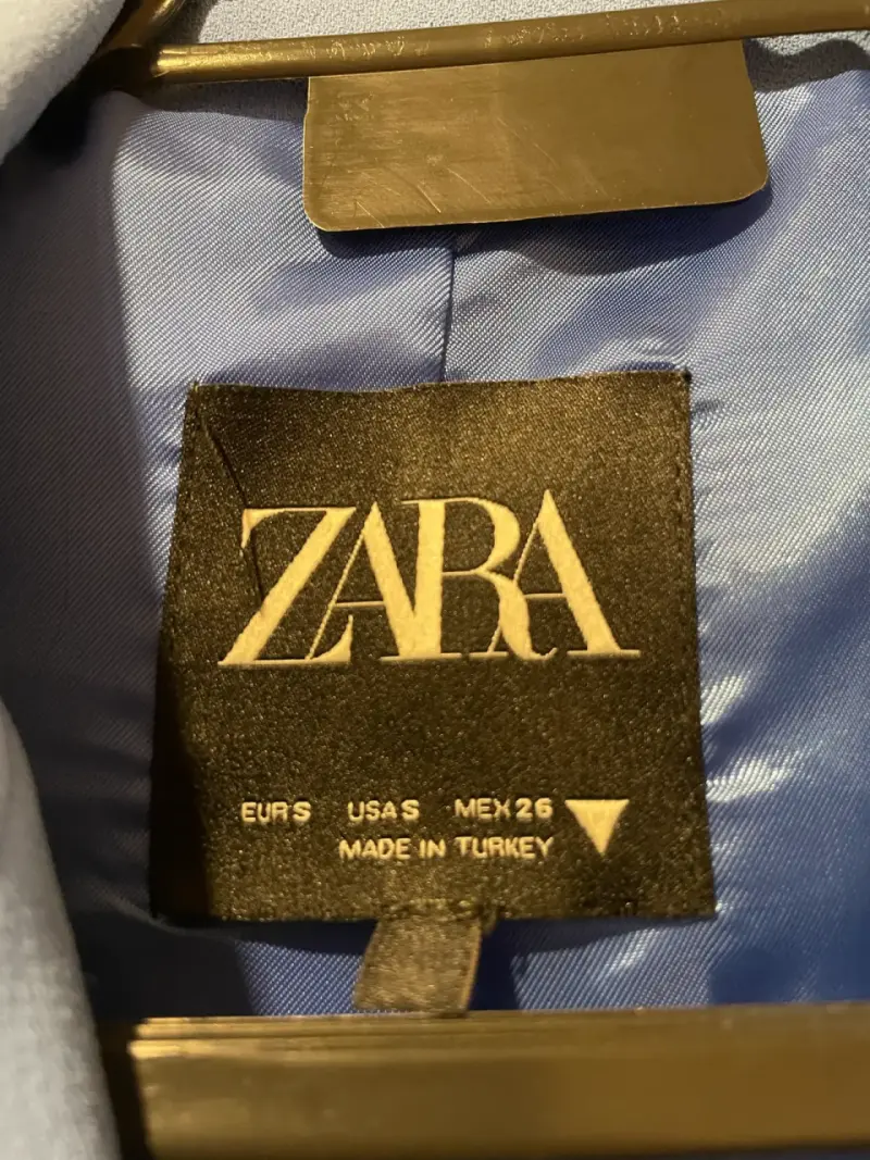 Blazer Azul Claro Zara - 2