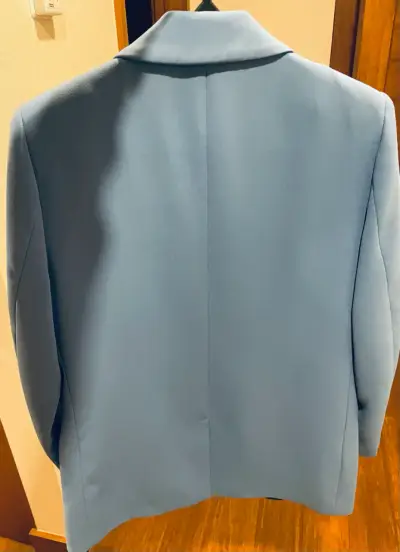 Blazer Azul Claro Zara - miniatura 3