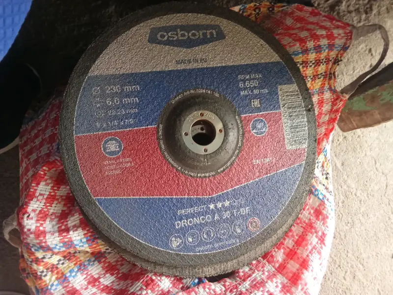 Disco de corte Osborn 230 mm para metal - 3