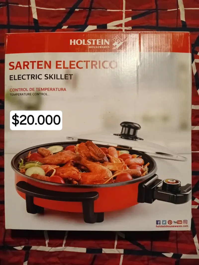 Sarten eléctrico holstein
