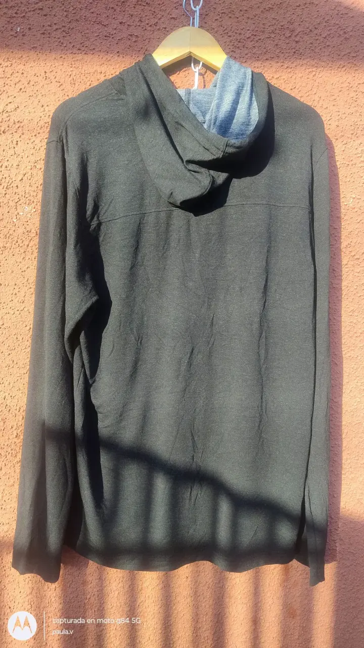 Polerón con capucha negro para hombre Gerinya - 4
