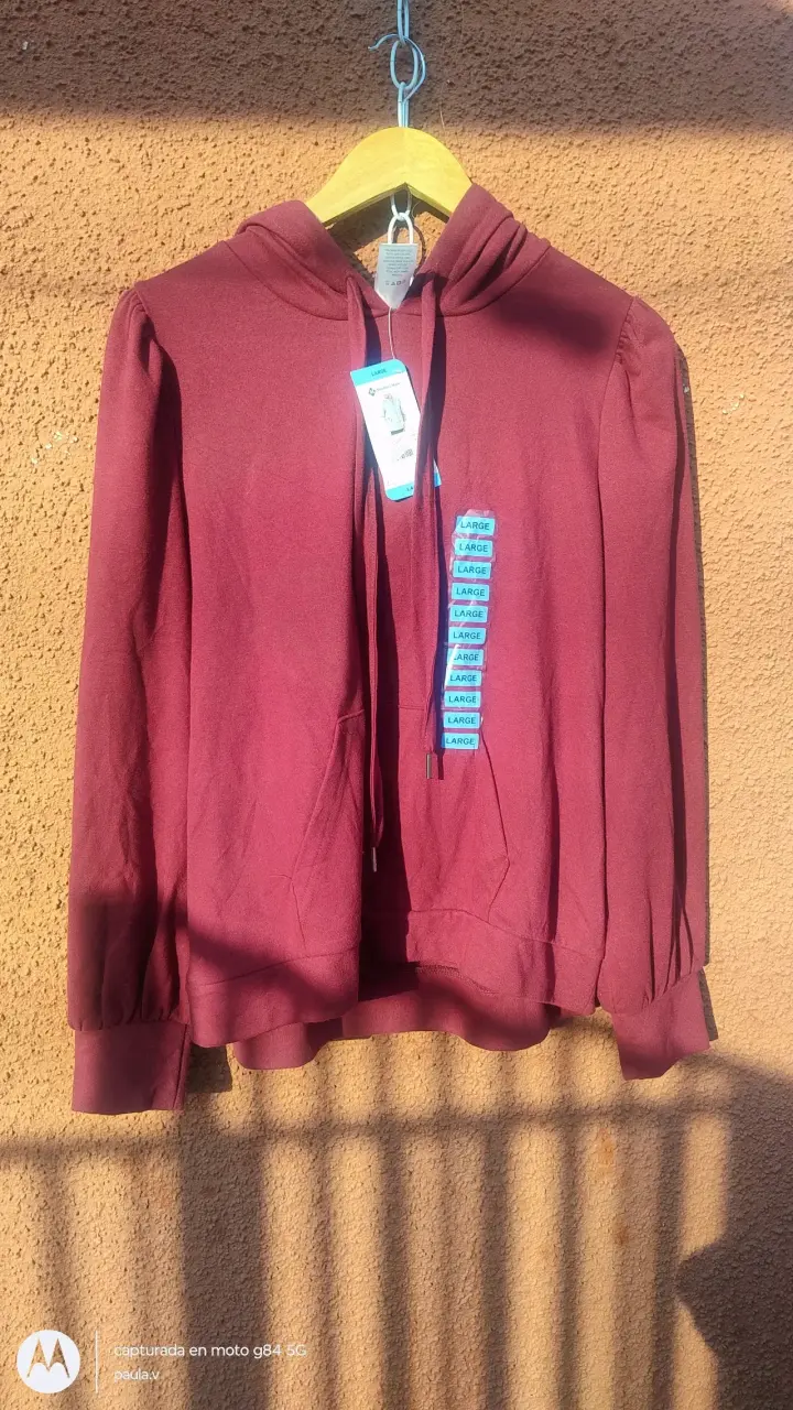 Polerón con capucha negro para hombre Gerinya - 6