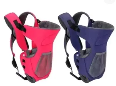 Mochila portabebés ergonómica roja - miniatura 2
