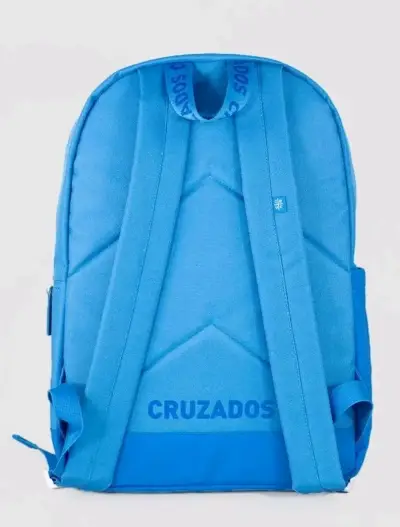 Mochila azul CDUC con logo Cruzados - miniatura 3