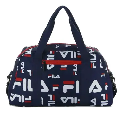 Bolso deportivo Fila azul con estampado - miniatura 1