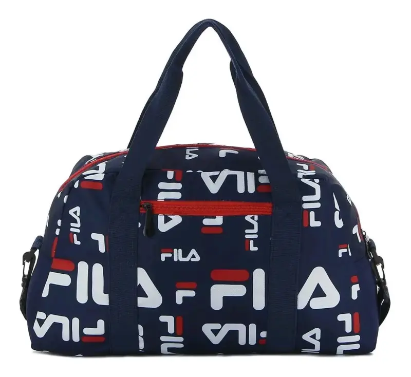 Bolso deportivo Fila azul con estampado - 3
