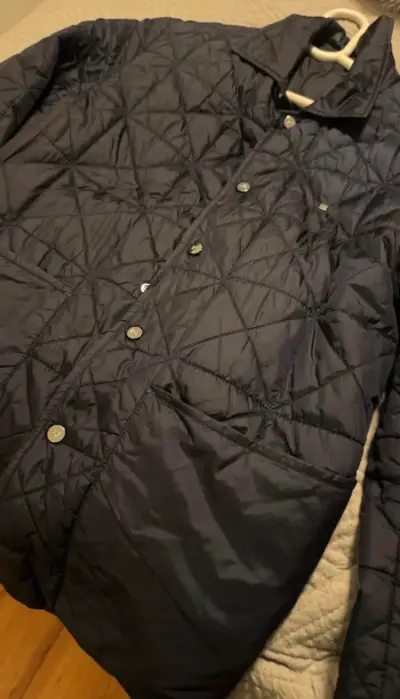 Chaqueta acolchada azul para hombre PG - miniatura 3