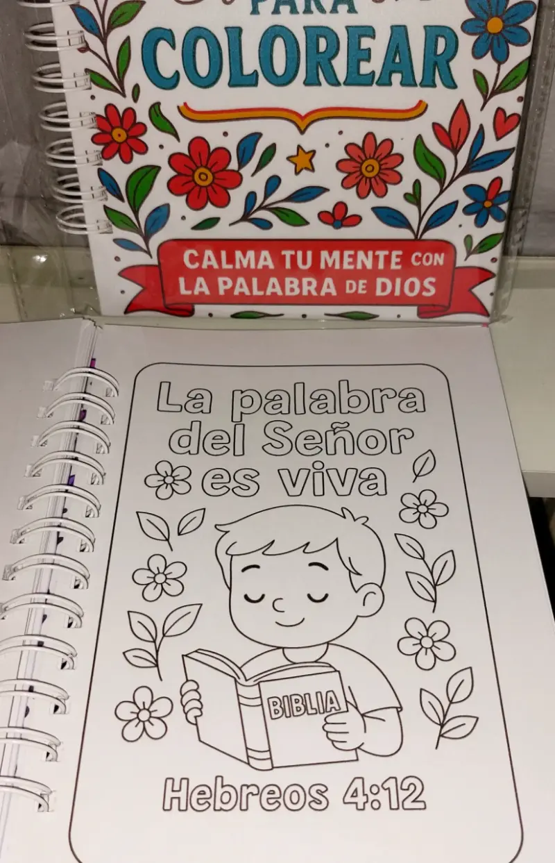 Libro para colorear con versículos bíblicos - 1