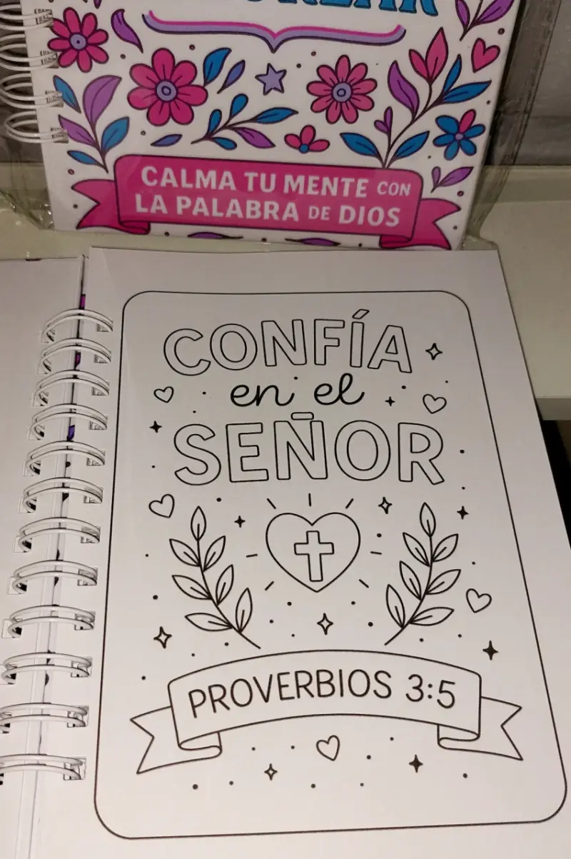 Libro para colorear con versículos bíblicos - 2