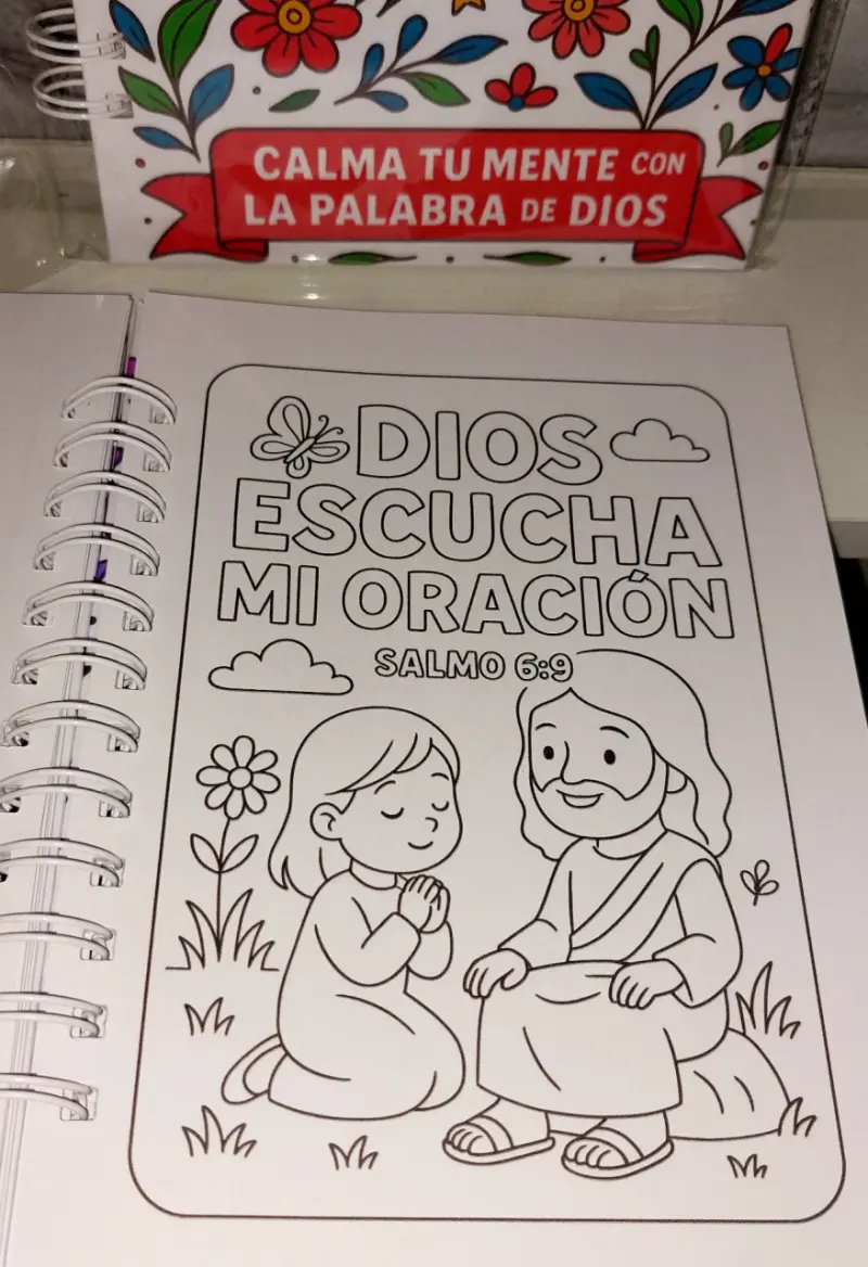 Libro para colorear con versículos bíblicos - 3
