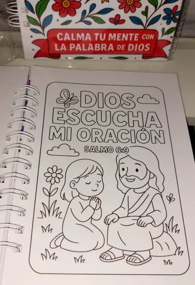 Libro para colorear con versículos bíblicos - miniatura 3