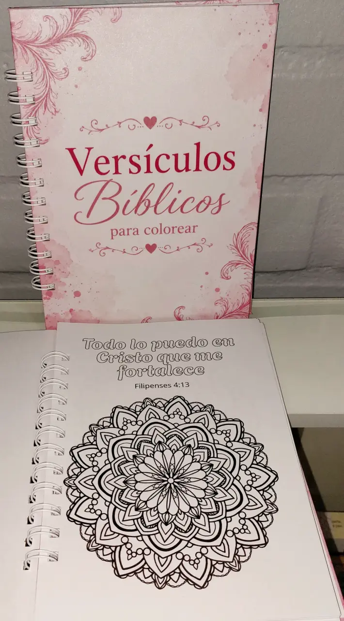 Libro para colorear de versículos bíblicos - 1