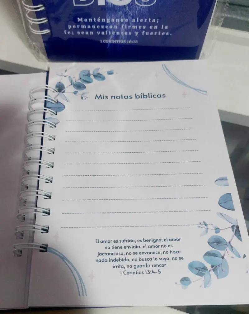 Agenda Hombre de Dios 2027 con Versículos Bíblicos - 3