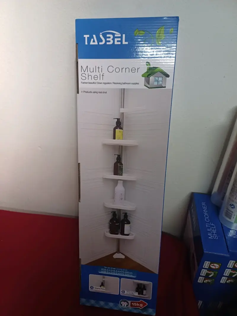 Estante Esquinero Multiuso para Baño Tasbel - 3