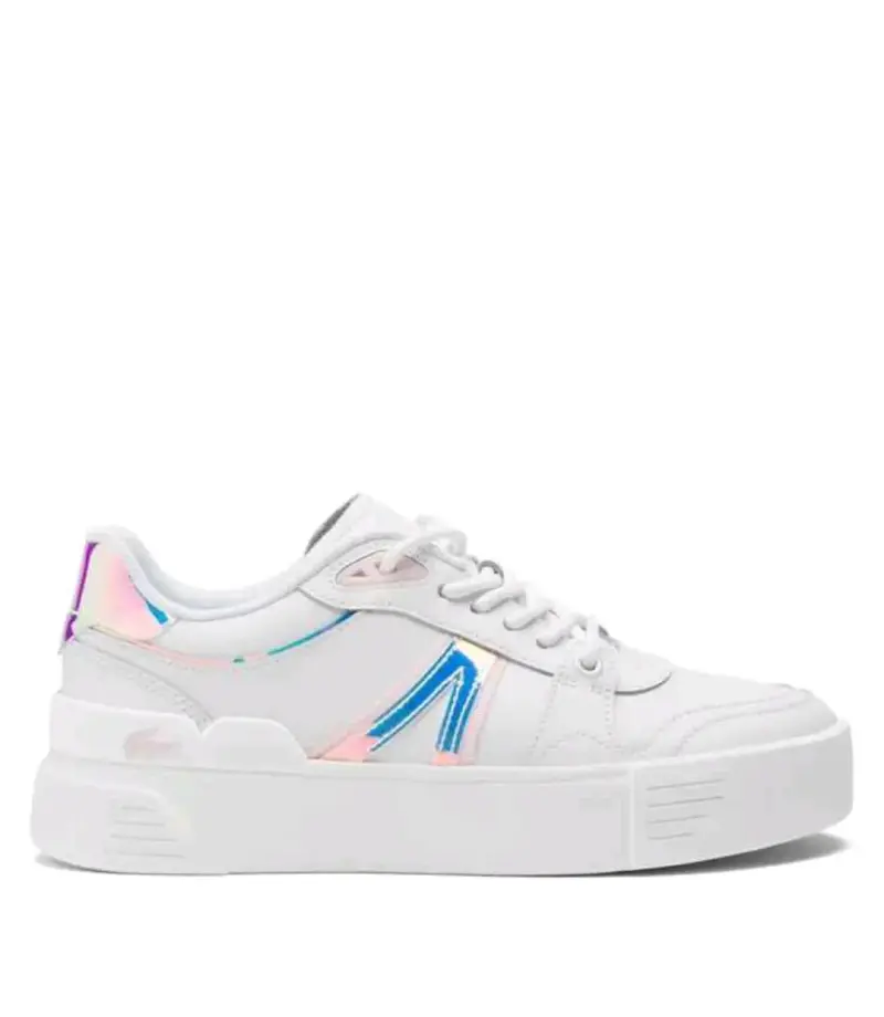 Zapatillas deportivas blancas con detalles iridiscentes - 1