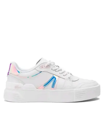 Zapatillas deportivas blancas con detalles iridiscentes - miniatura 1