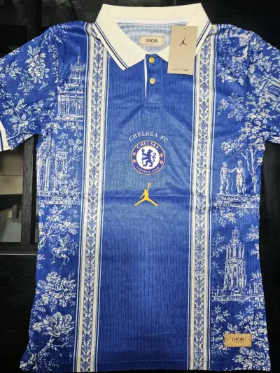 Polera Chelsea FC Dior edición especial azul - miniatura 1