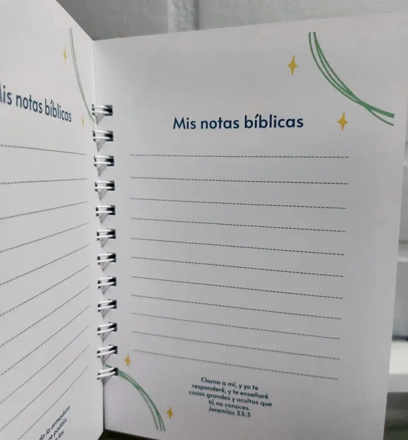 Cuaderno Espiral Hombre de Dios con Diseño de León - 3