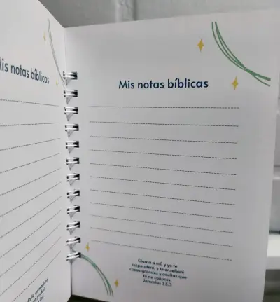 Cuaderno Espiral Hombre de Dios con Diseño de León - miniatura 3