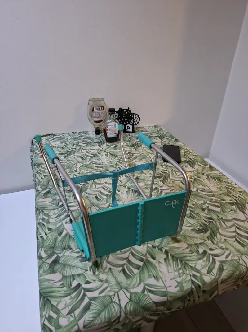 Silla de Comer Portátil para Mesa Clik Verde - 3