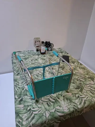 Silla de Comer Portátil para Mesa Clik Verde - miniatura 3