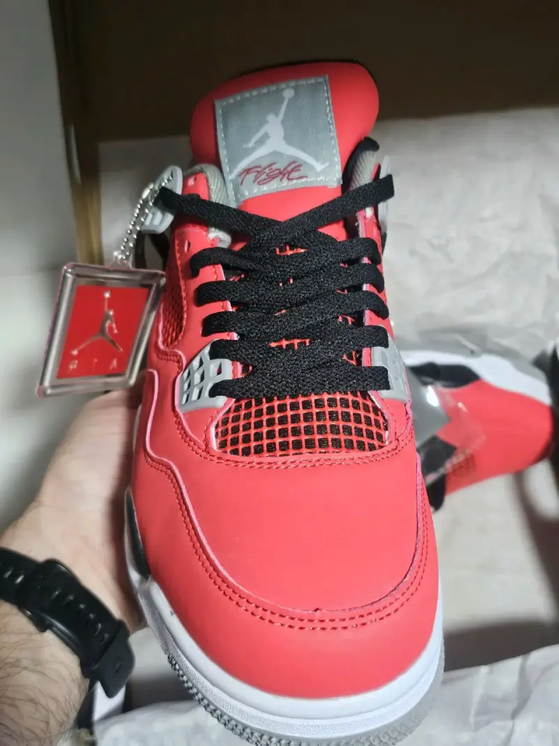 Zapatillas Nike Air Jordan 4 Rojas - 5