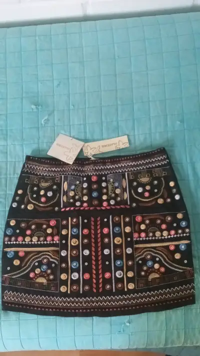 Falda bordada Vinceotto estilo étnico - miniatura 1