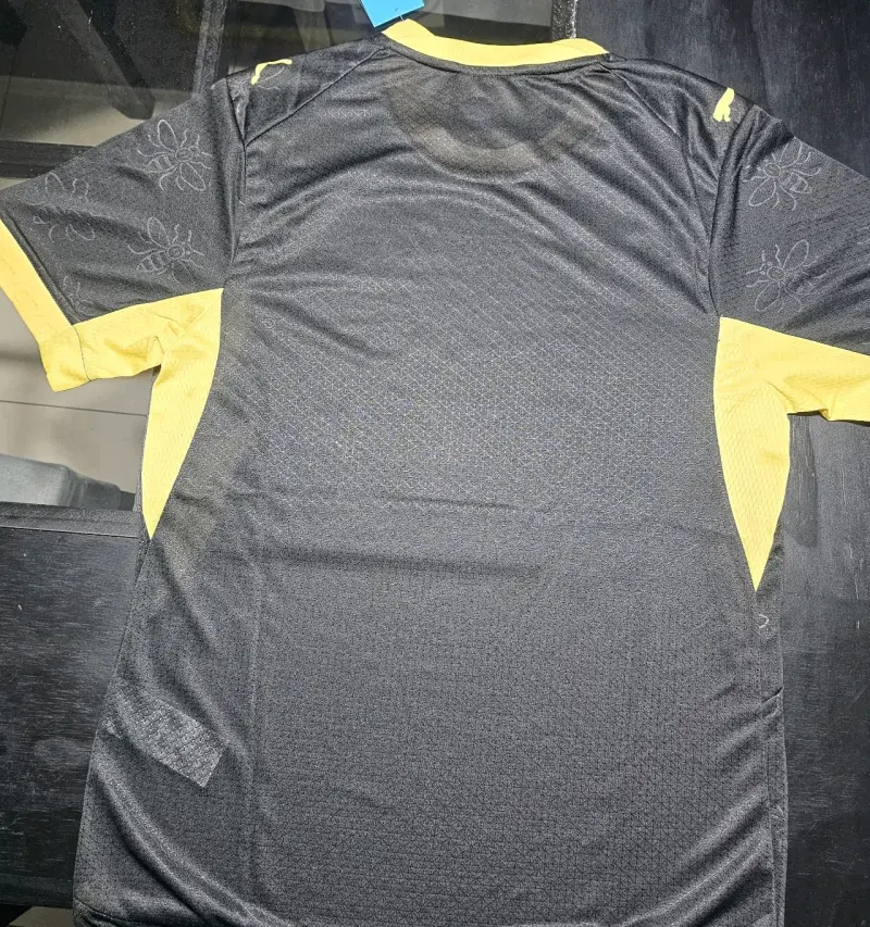 Camiseta Manchester City Puma Negra y Amarilla - 2
