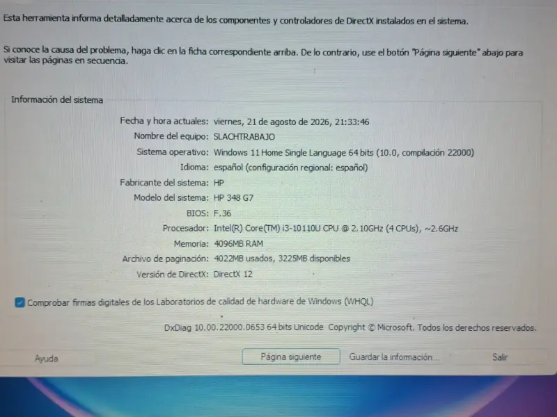 Laptop HP 348 G7 Intel Core i3 4GB RAM - 2