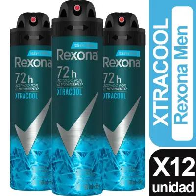 Pack de 12 Desodorantes Rexona Xtracool 150ml - miniatura 1