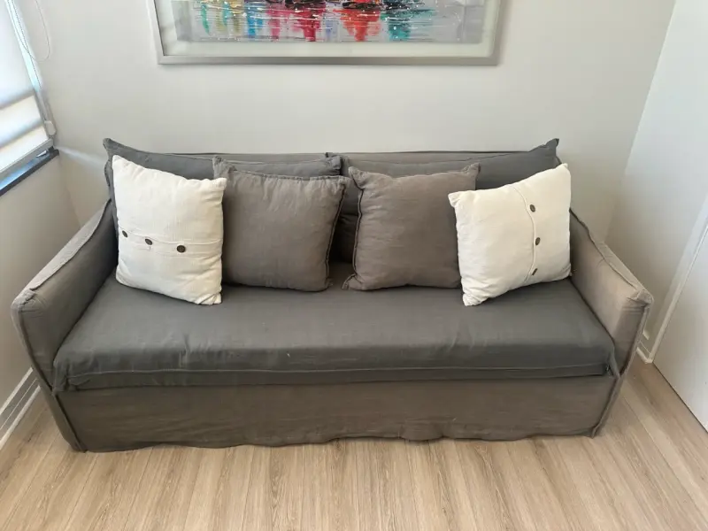 Sofá cama gris - 4