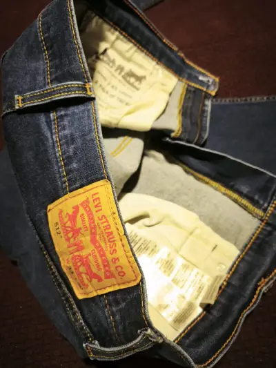 Jeans Levi's 512 Slim Fit Azul Oscuro - miniatura 1