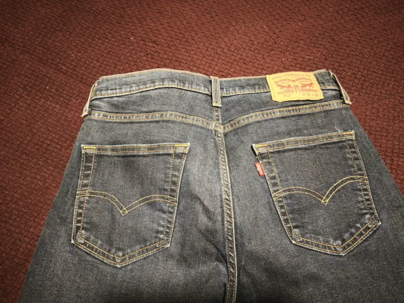Jeans Levi's 512 Slim Fit Azul Oscuro - 2