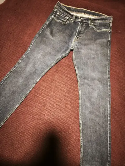 Jeans Levi's 512 Slim Fit Azul Oscuro - miniatura 3