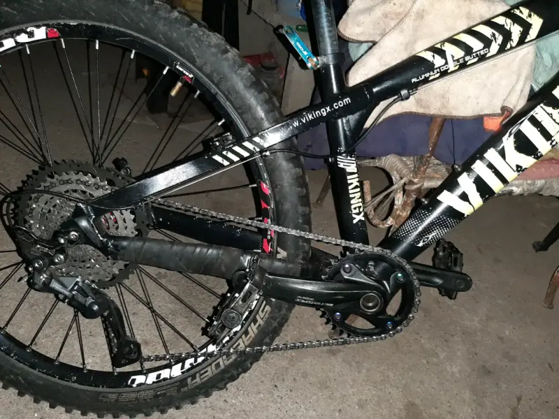 bicicleta vikingx tuff 25 aro 25 enduro - 9