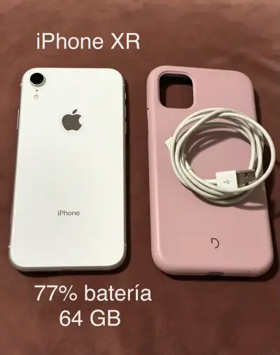 iPhone XR 64GB con funda y cable - miniatura 1