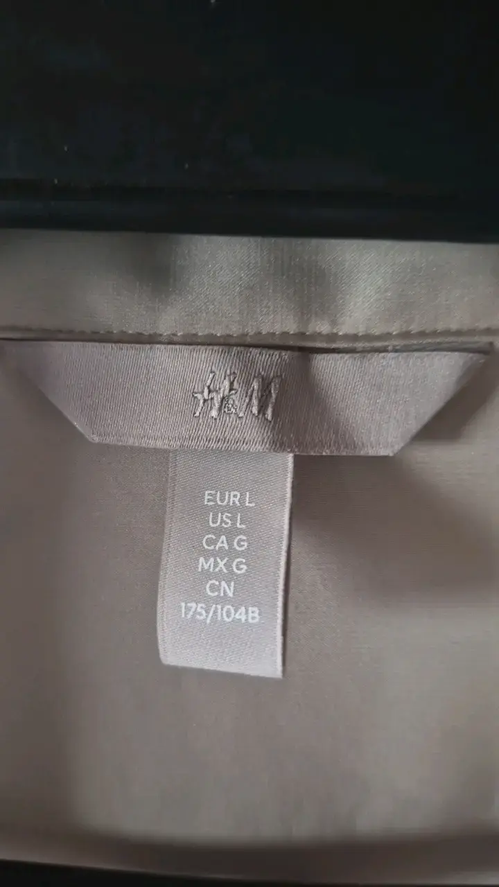 Blusa Beige de Mujer H&M Talla L - 3