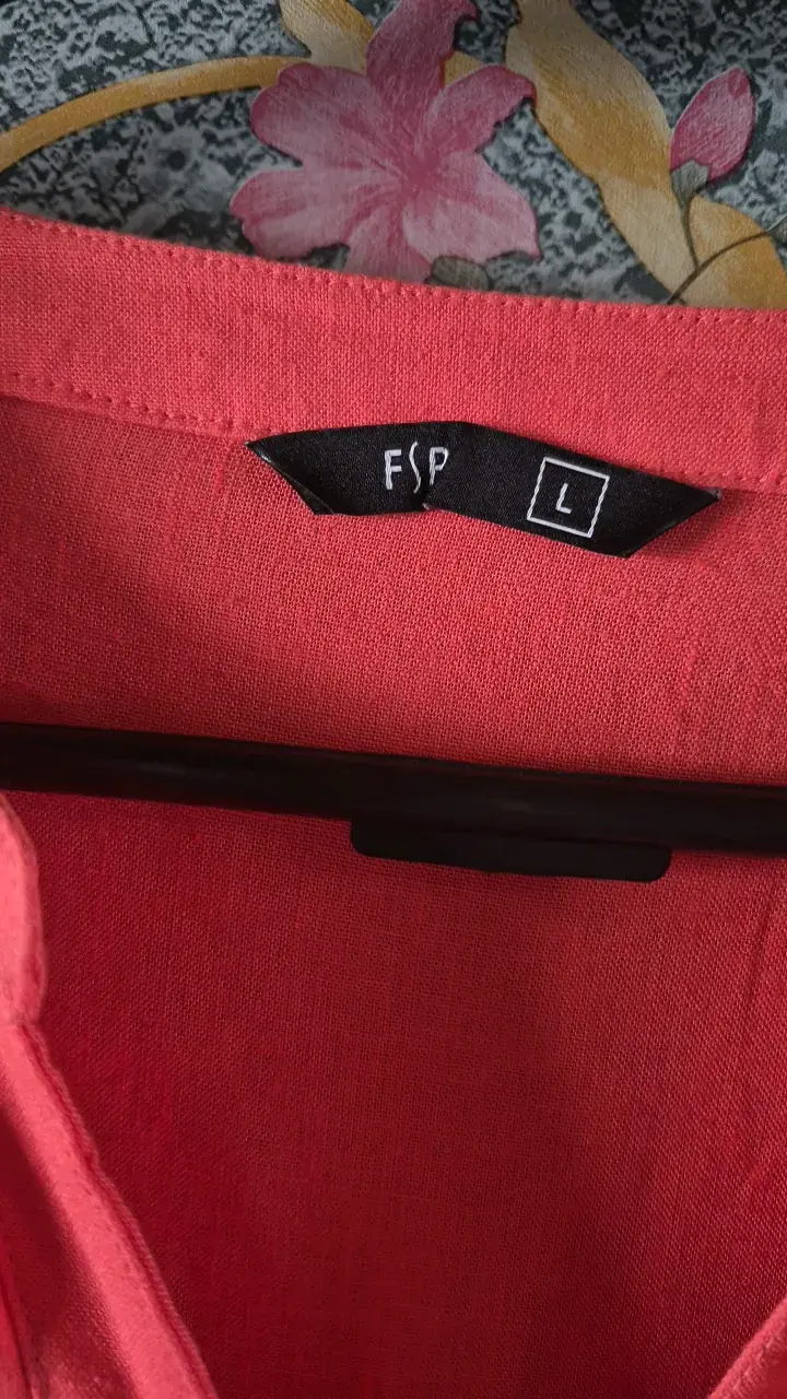 Blusa larga roja de mujer FSP - 4