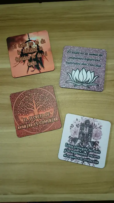 Set de Posavasos con Frases Motivacionales - miniatura 1