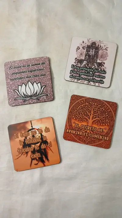 Set de Posavasos con Frases Motivacionales - miniatura 2