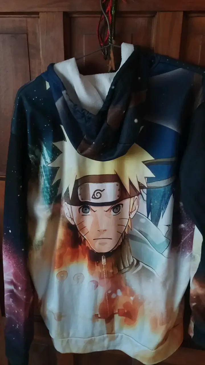 Polerón con capucha de Naruto estampado - 3