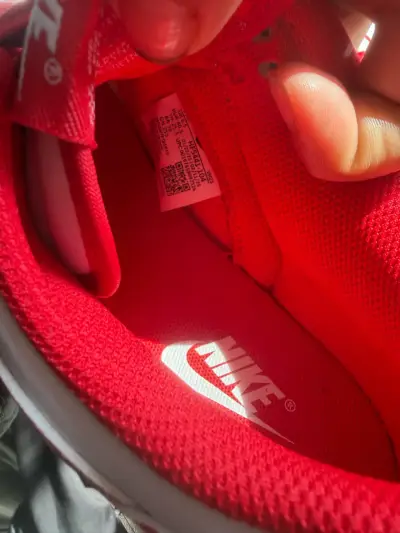 Zapatillas Nike Dunk Low rojas y blancas - miniatura 3