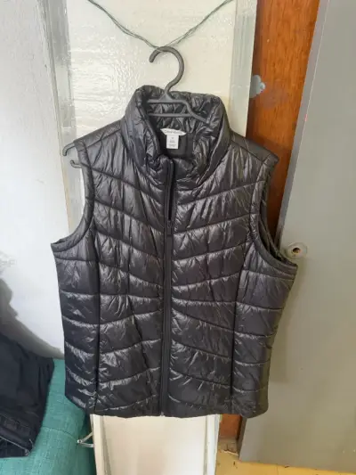 Chaleco Acolchado Negro Calvin Klein Talla L - miniatura 1