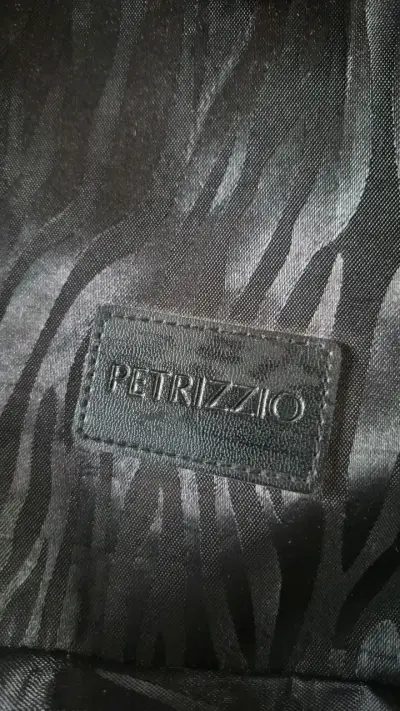 Bolso tote negro estampado Petizzio - miniatura 2