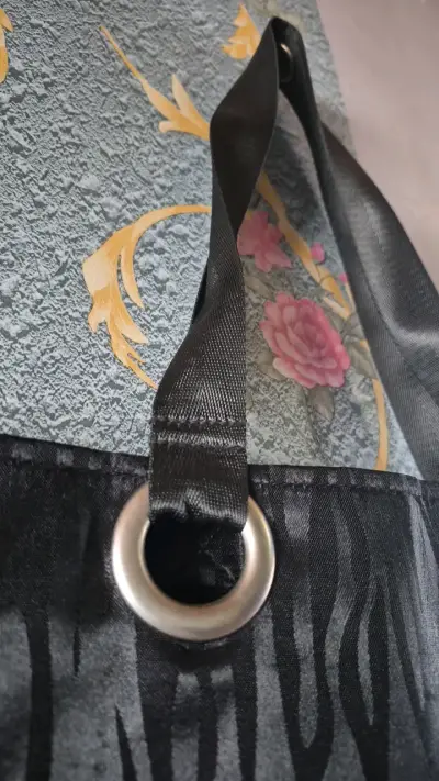Bolso tote negro estampado Petizzio - miniatura 5