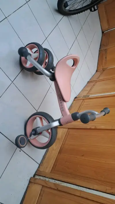 TRICICLO KANGGU ROSADO - miniatura 1